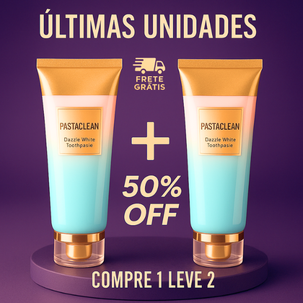 PastaClean - Remova TODAS Imperfeições Bucais | COMPRE 1 LEVE 2 + Frete GRÁTIS