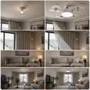 AeroGlow - Ventilador de Teto Inteligente | COMPRE 1 LEVE 2 + Frete GRÁTIS