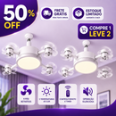 AeroGlow - Ventilador de Teto Inteligente | COMPRE 1 LEVE 2 + Frete GRÁTIS